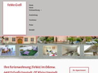 Ferienwohnung Grell website screenshot