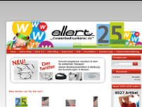 Ellert GbR "diewerbedruckerei.de" website screenshot