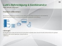 Website Screenshot Lutti`s Rohrreinigungsservice