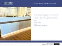 Website Screenshot Physiotherapie Jan Selder