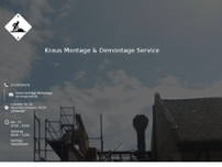 Kraus Montage & Demontage Service website screenshot