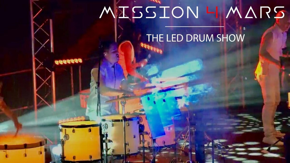 Bilder mission4mars "LED Drum Show"