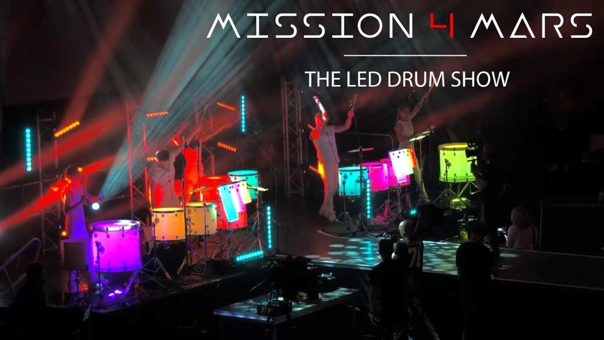 Bilder mission4mars "LED Drum Show"