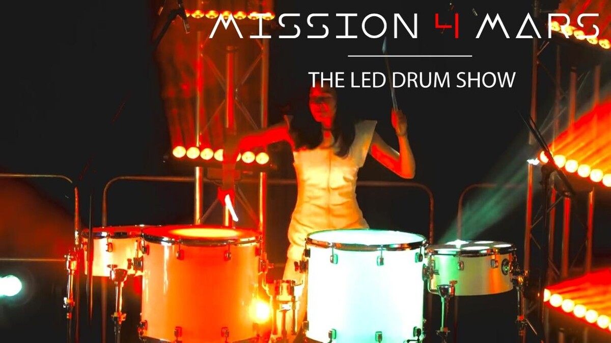 Bilder mission4mars "LED Drum Show"