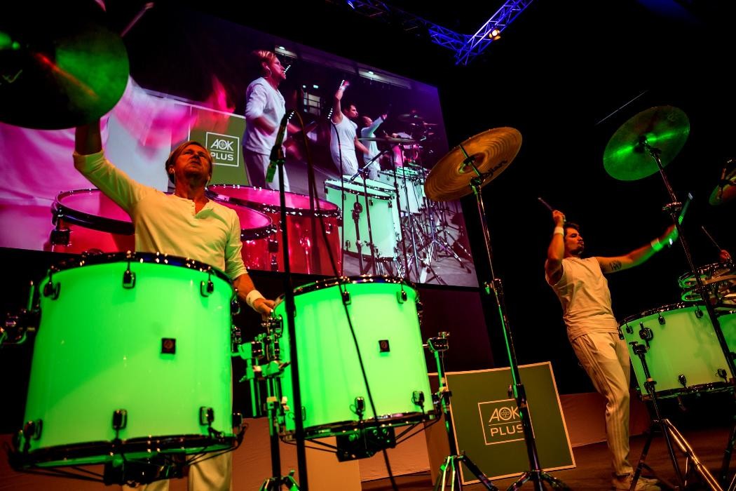 Bilder mission4mars "LED Drum Show"