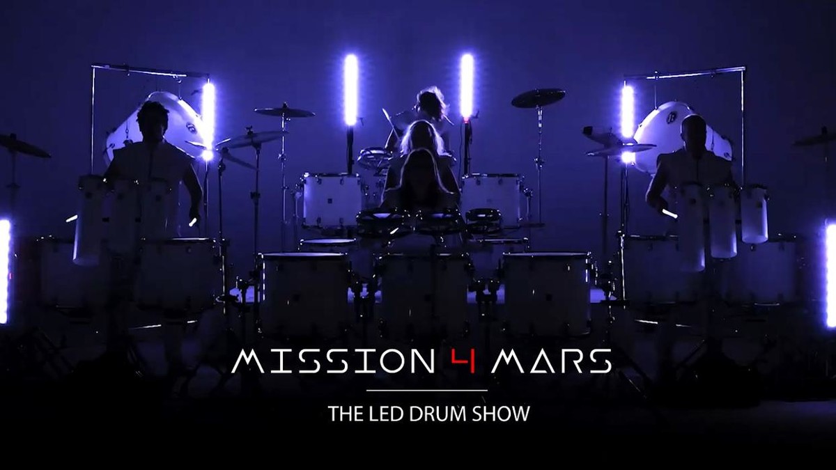 Bilder mission4mars "LED Drum Show"