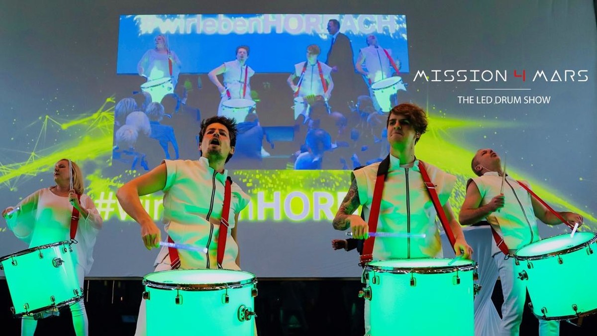 Bilder mission4mars "LED Drum Show"