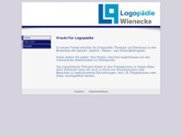 Logopädie Wienecke website screenshot