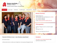 Barbara Apotheke website screenshot