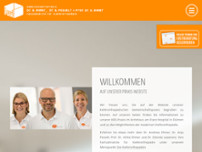 Gemeinschaftspraxis Dr. A. Ehmer, Dr. A. Posselt + Prof. Dr. U. Ehmer website screenshot