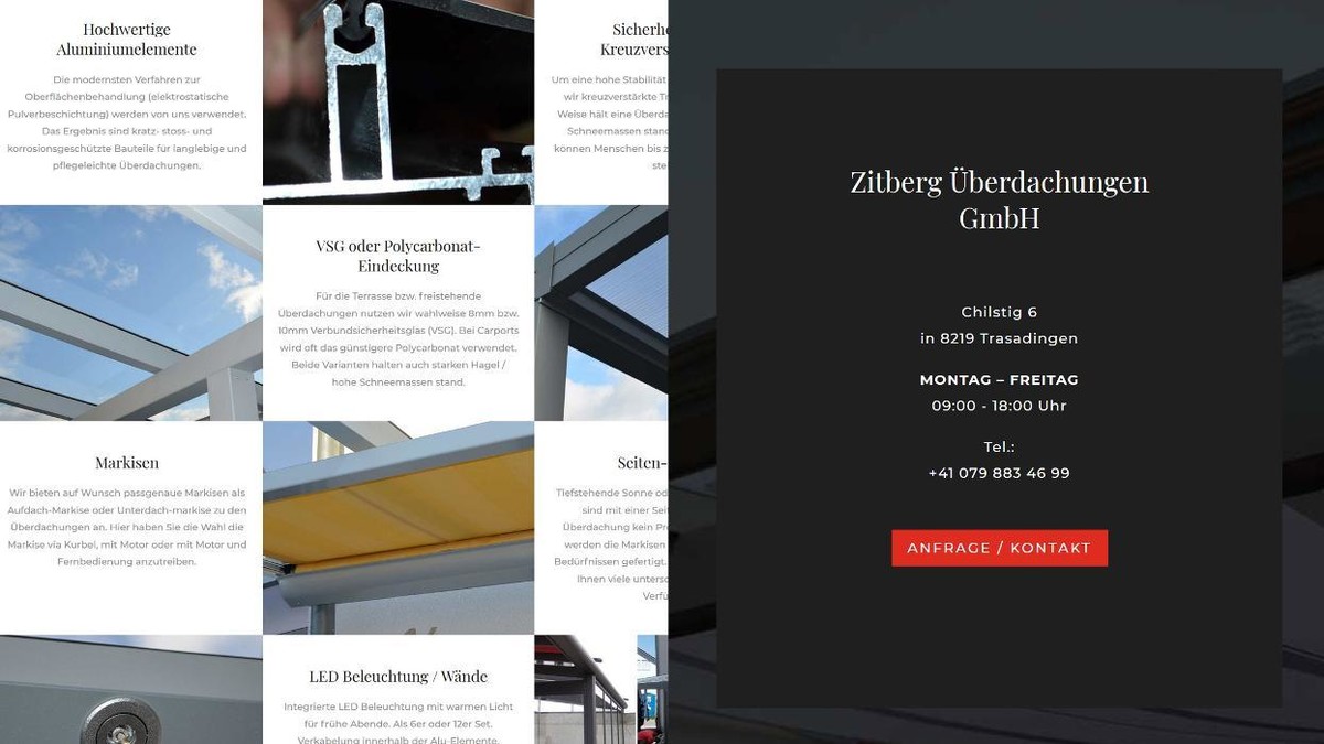 Bilder KD Überdachung Göppingen /Zitberg Überdachungen