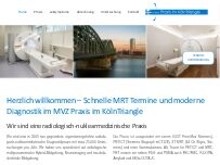 Website Screenshot Praxis im Köln Triangle