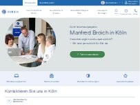 Website Screenshot Zurich Generalagentur Manfred Broich