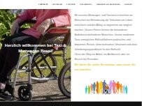 Website Screenshot Taxi & Mietwagen Brand