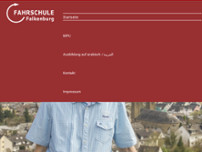 Fahrschule Falkenburg website screenshot