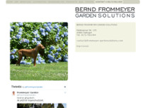 Bernd Frommeyer Garden Solutions website screenshot