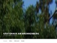 Gästehaus am Brunnenberg website screenshot