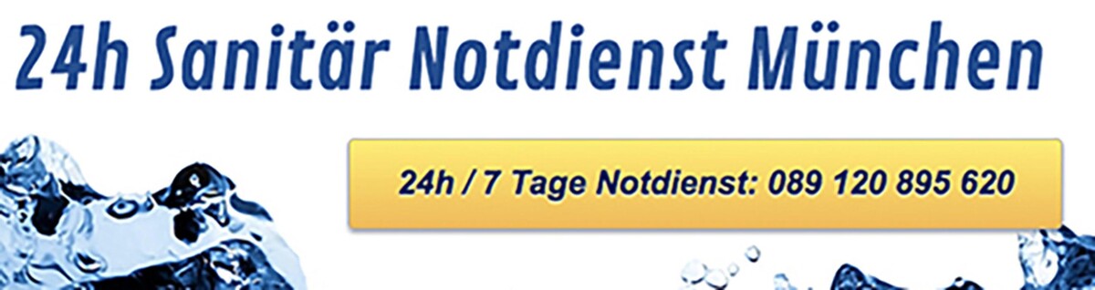 Bilder Sanitär Notdienst München | 24h Klempner Service