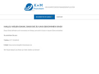 K+M Finanzteam website screenshot