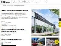 Website Screenshot Renault Berlin Tempelhof - RRG