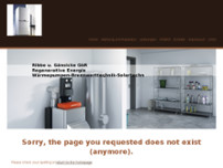 Ronald Ribbe Heizung Sanitäranlagen website screenshot
