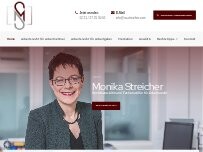 Website Screenshot Rechtsanwältin Monika Streicher