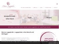 Website Screenshot Meine Logopädin