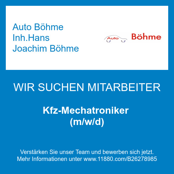 Bilder Auto Böhme Inh.Hans Joachim Böhme