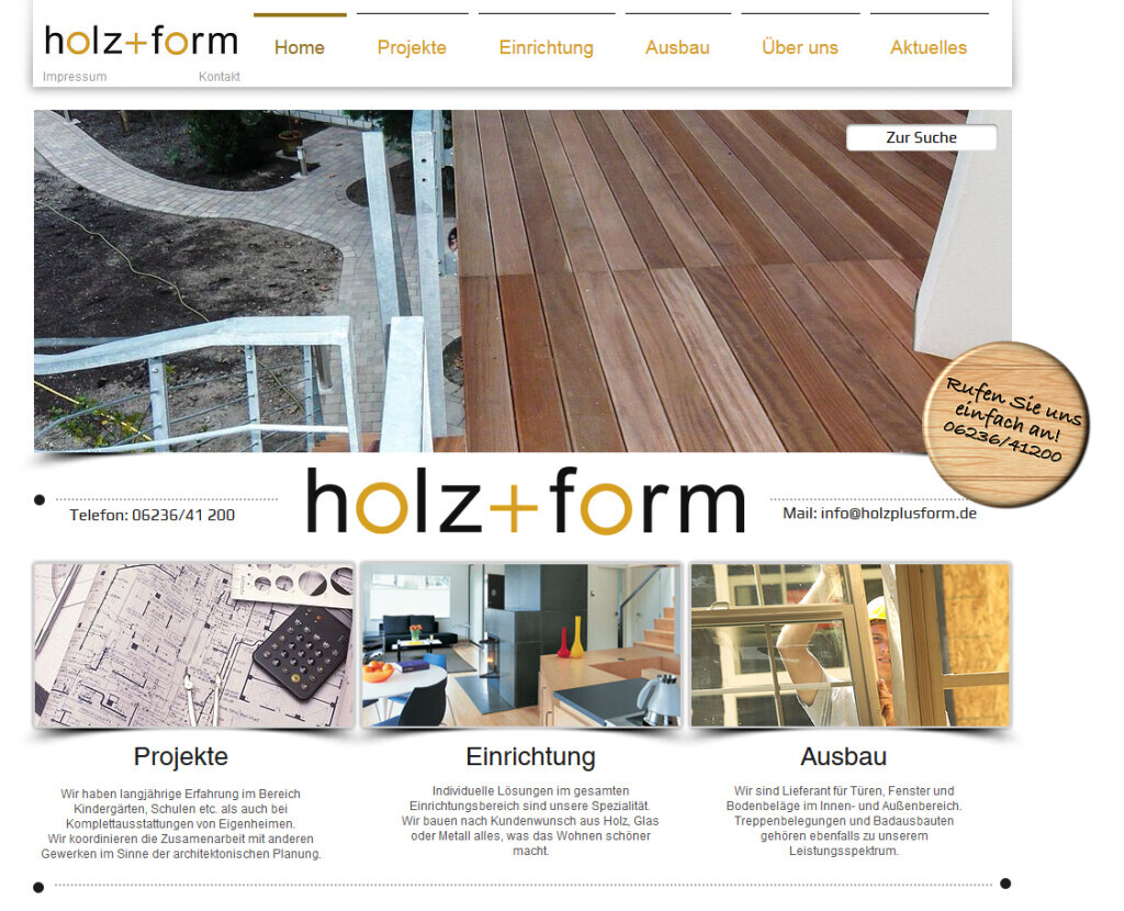 Bilder Holz + Form