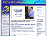 HMT - Mess- und Trocknungstechnik website screenshot