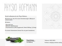 Website Screenshot Physio Hofmann