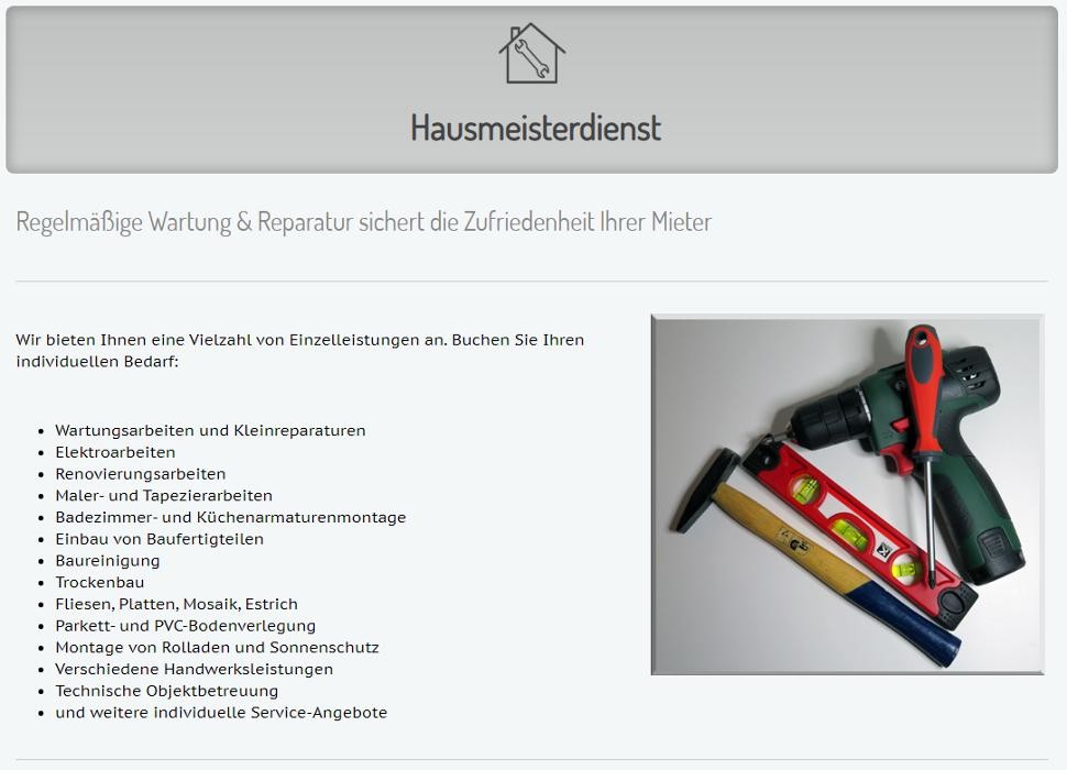 Bilder THB Technische Hausbetreuung (Hausmeisterservice)