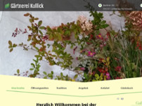 Gärtnerei Kullick Inh. Floristmeisterin Beate Schinagl website screenshot