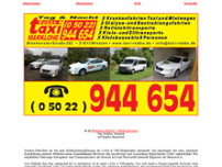 Taxi Robbe Inh. Björn Robbe website screenshot