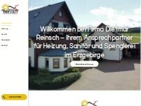 Website Screenshot Heizung - Sanitär - Klempnerei Dietmar Reinsch