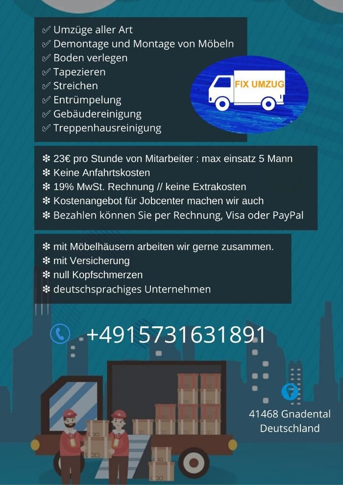Bilder Fix Umzug