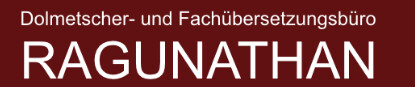 Fachübersetzungsbüro Ragunathan Logo