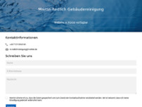 Martin Redlich Gebäudereinigung website screenshot