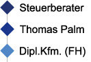 Dipl.-Kfm. Thomas Palm Steuerberater Logo
