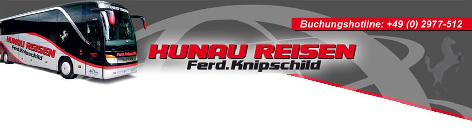 Hunau-Reisen Knipschild GmbH & Co. KG Logo