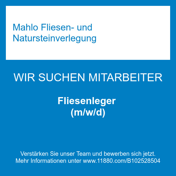 Bilder Mahlo Fliesen- und Natursteinverlegung