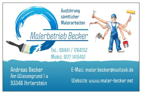 Bilder Malerbetrieb Becker