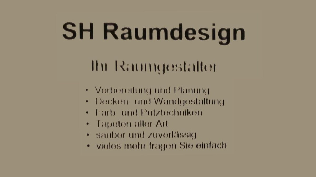 Bilder SH Raumdesign