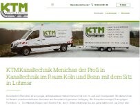 Website Screenshot KTM Kanaltechnik Menichas