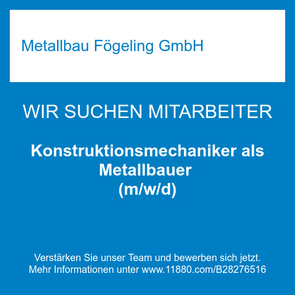 Bilder Metallbau Fögeling GmbH