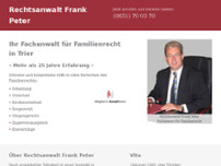 Rechtsanwaltskanzlei Peter & Partner website screenshot