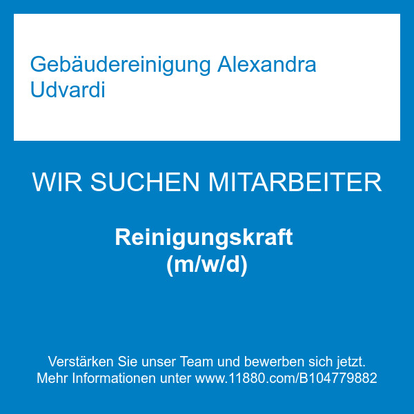 Bilder Gebäudereinigung Alexandra Udvardi