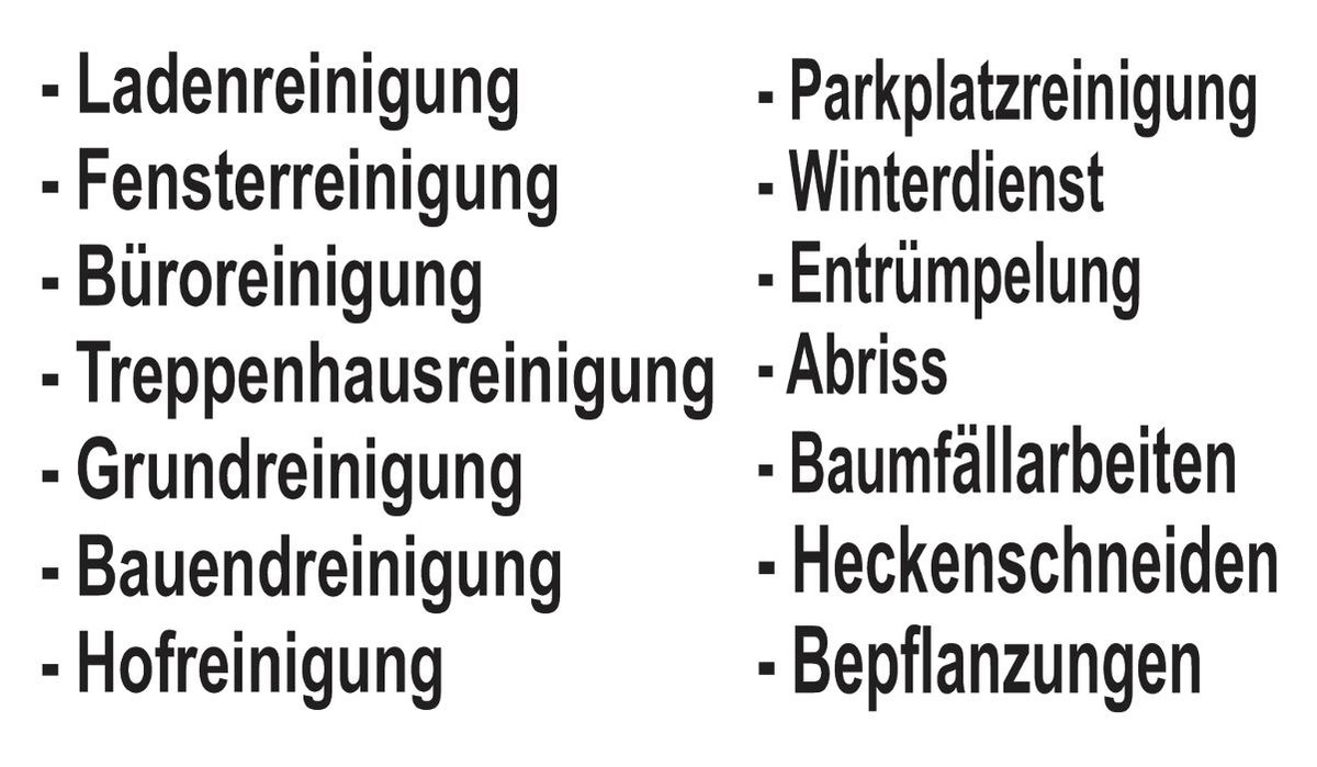 Bilder HG Gebäudereinigung Hausmeisterservice Gartenservice