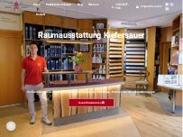 Website Screenshot Raumausstattung Kiefersauer GmbH