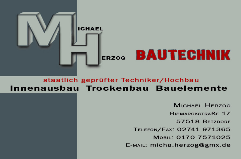 Bilder Michael Herzog Bautechnik